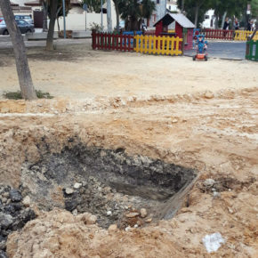 Ruiz Gallego denuncia la falta de seguridad en las obras del bulevar de Las Palmeras Ruiz Gallego denuncia la falta de seguridad en las obras del bulevar de Las Palmeras
