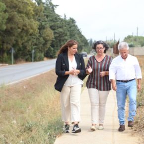 Brazo solicita a la Diputación de Cádiz una partida presupuestaria para la mejora de la carretera del Marquesado en Chiclana